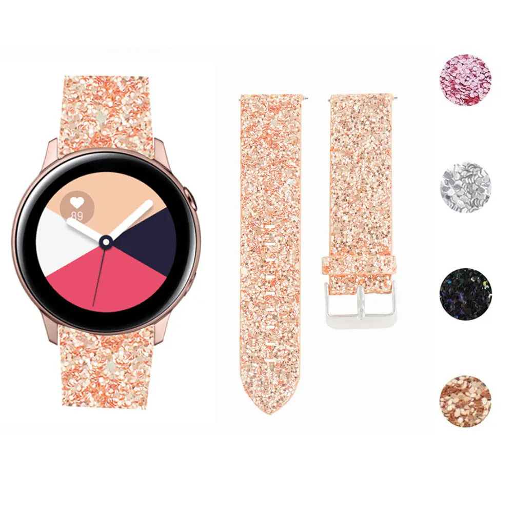 

Shiny Watch Strap Comfortable Watchb s Replaceable Durable Soft Moderate Practical Safe Glitter Daily Style