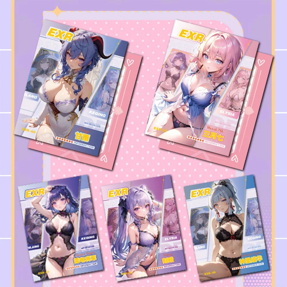 Tarjetas de colección de Goddess Story para niñas, juego de cartas de Anime con cambio de temperatura, caja de refuerzo Tcg, juego de personajes de