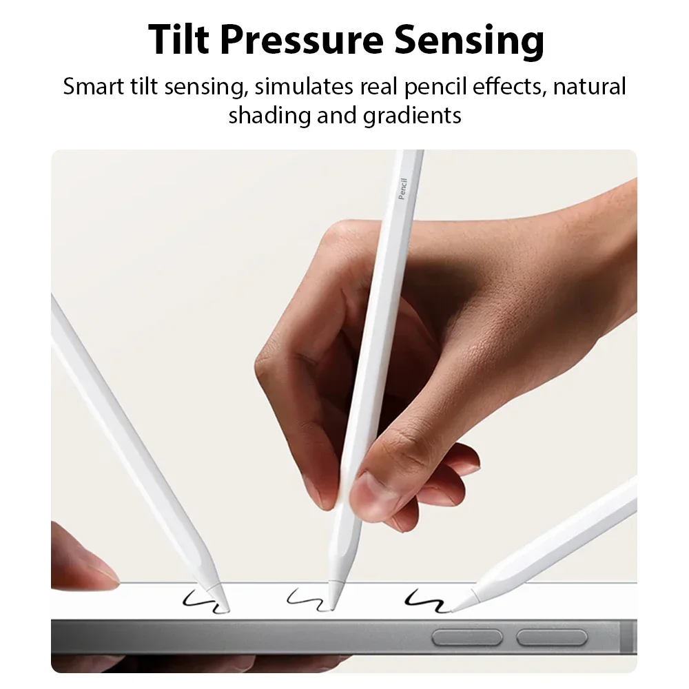 

For Apple Pencil For iPad Air 13 11 M3 M2 2025 5 4 Pro 12.9 Stylus Pen For 10 9 10th 9th Generation A16 Mini 6 7 A17 Touch Pens