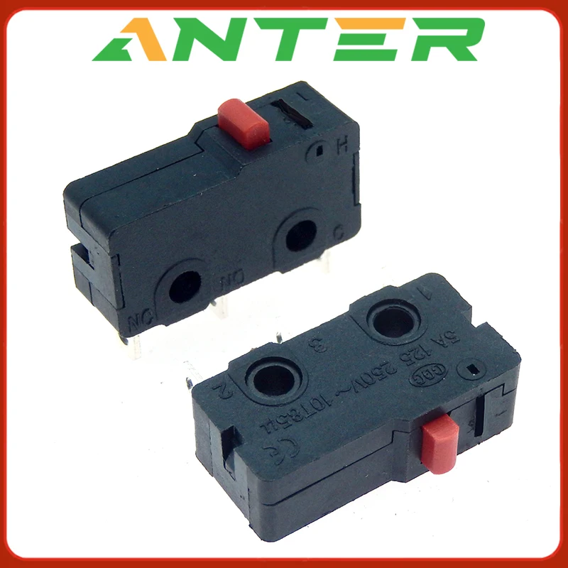 10Pcs Without Handle Limit Switch 3Pin NO/NC 5A 125V 250VAC Micro Switch / Mouse Switch