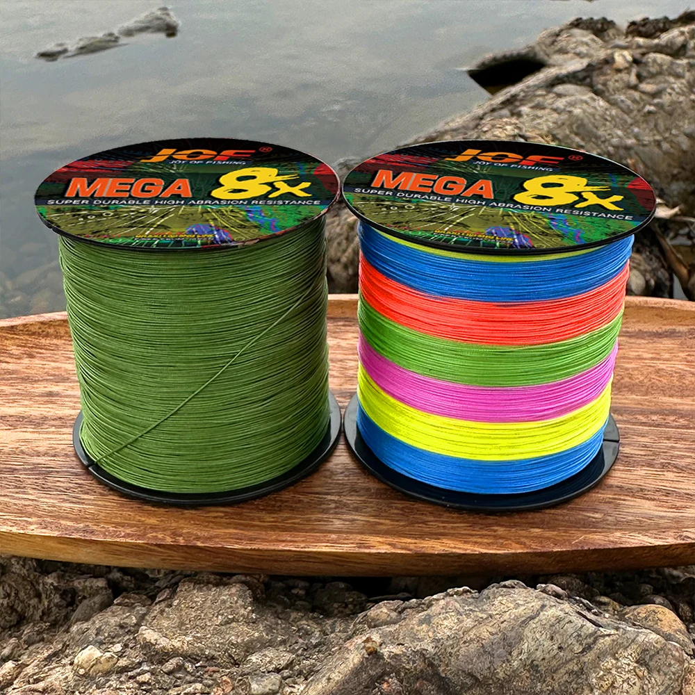 JOF Meeresfischen Starke PE X8 Geflochtene Angelschnur 300M 500M 1000M 8 Stränge 18lb~78LB Original Multifilament Angelschnüre