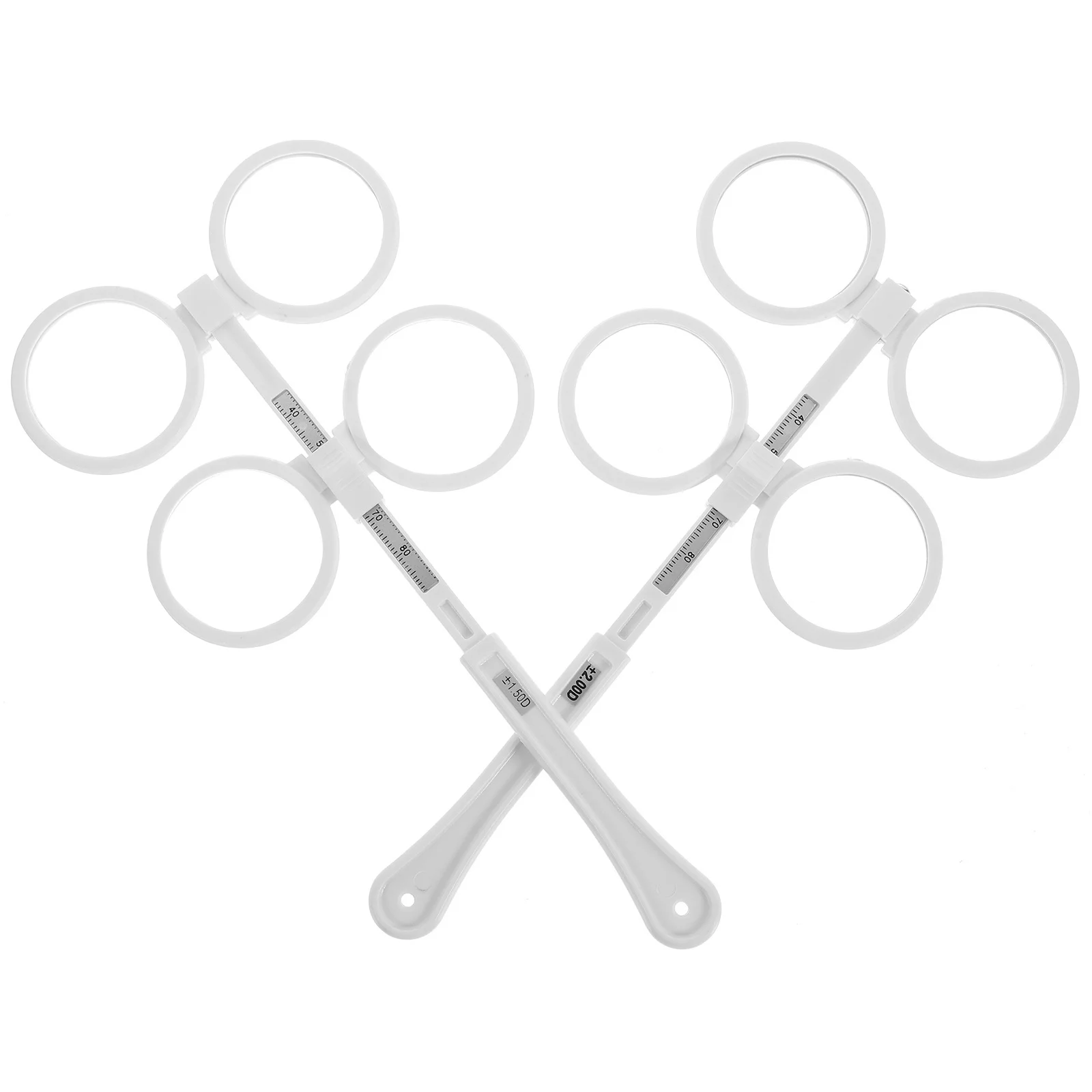 2 pezzi flipper ottico lente flip optometria flipper strumento portatile leggero lente ottica flip per bambini adulti bambini