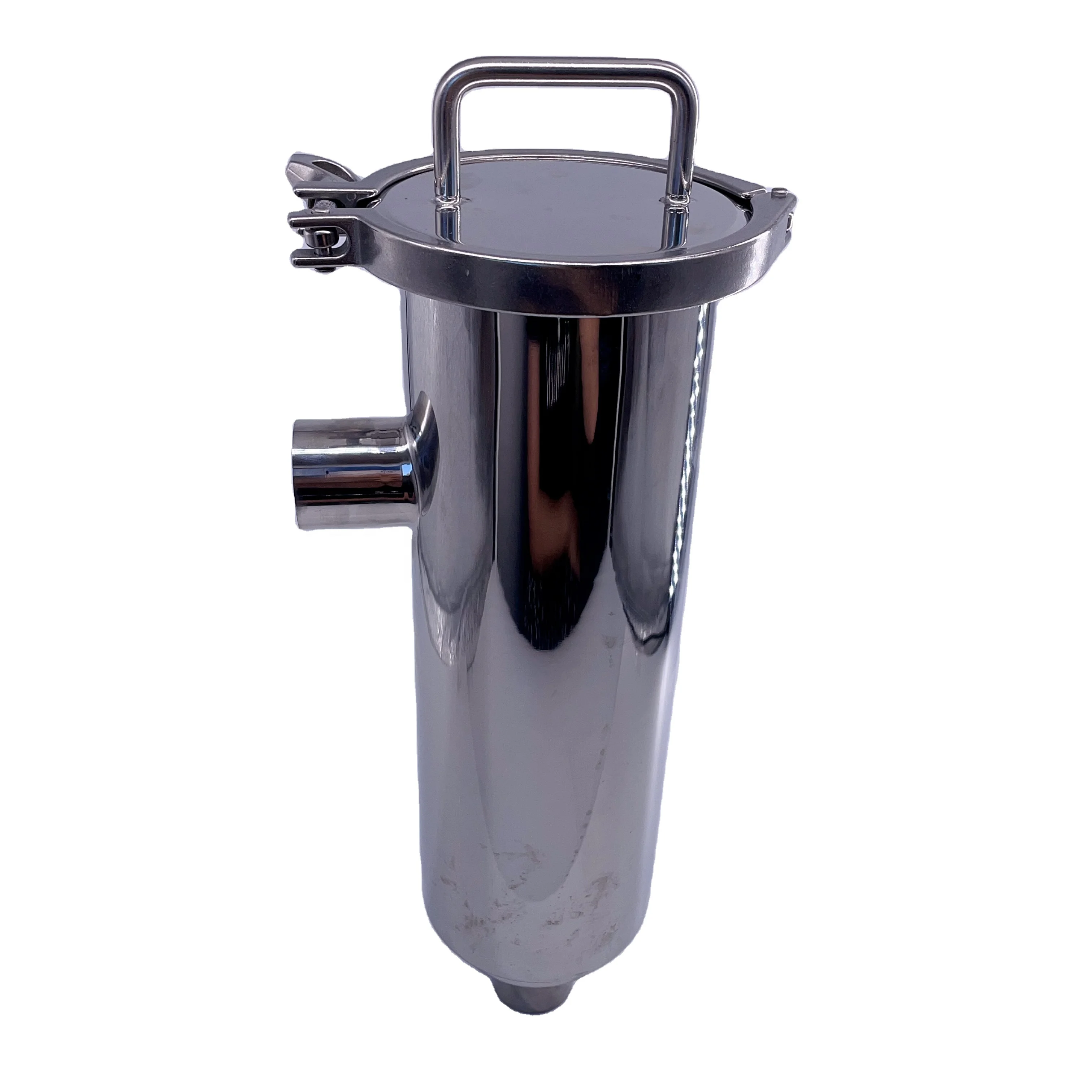 32mm stainless steel double water filter clamp quick coupler bend flexible valve