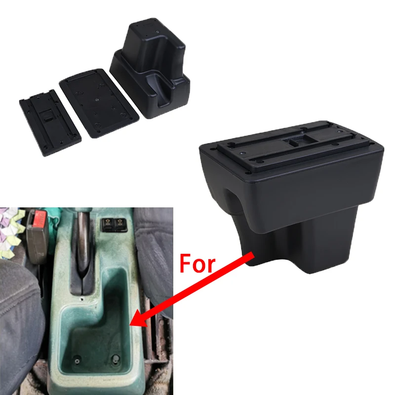 For Proton Wira Armrest Box with USB Center Console Storage Box Car Styling Decoration Interior Modification Accessories