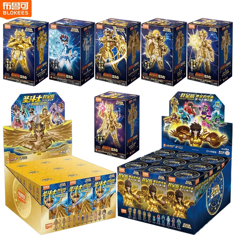 

Blokees Saint Seiya Aldebaran Anime Figure Desktop Decoration Puzzle Assembling Model Toys Birthday Gifts for Boys and Girls