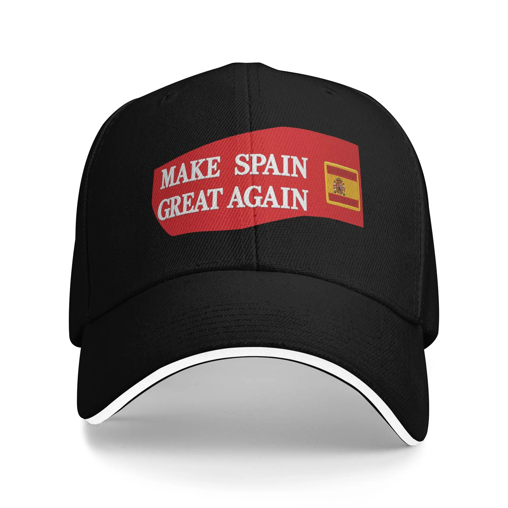 Summer Casual Baseball Cap Bold Make Spain Great Again Outdoor Sports Trucker Hat For Men Adult Dropshipping Cool Baseball Caps