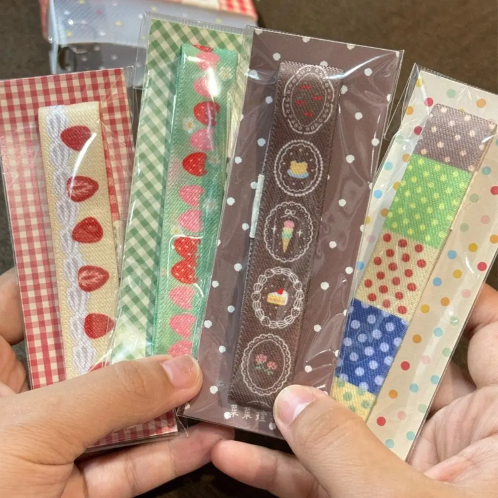 Practical Notebook Elastic Band Checkered Minimalist Double-Sided Strap Polka Dot Keeps Flat Elastic Strap for A6/M5/A7 Journals