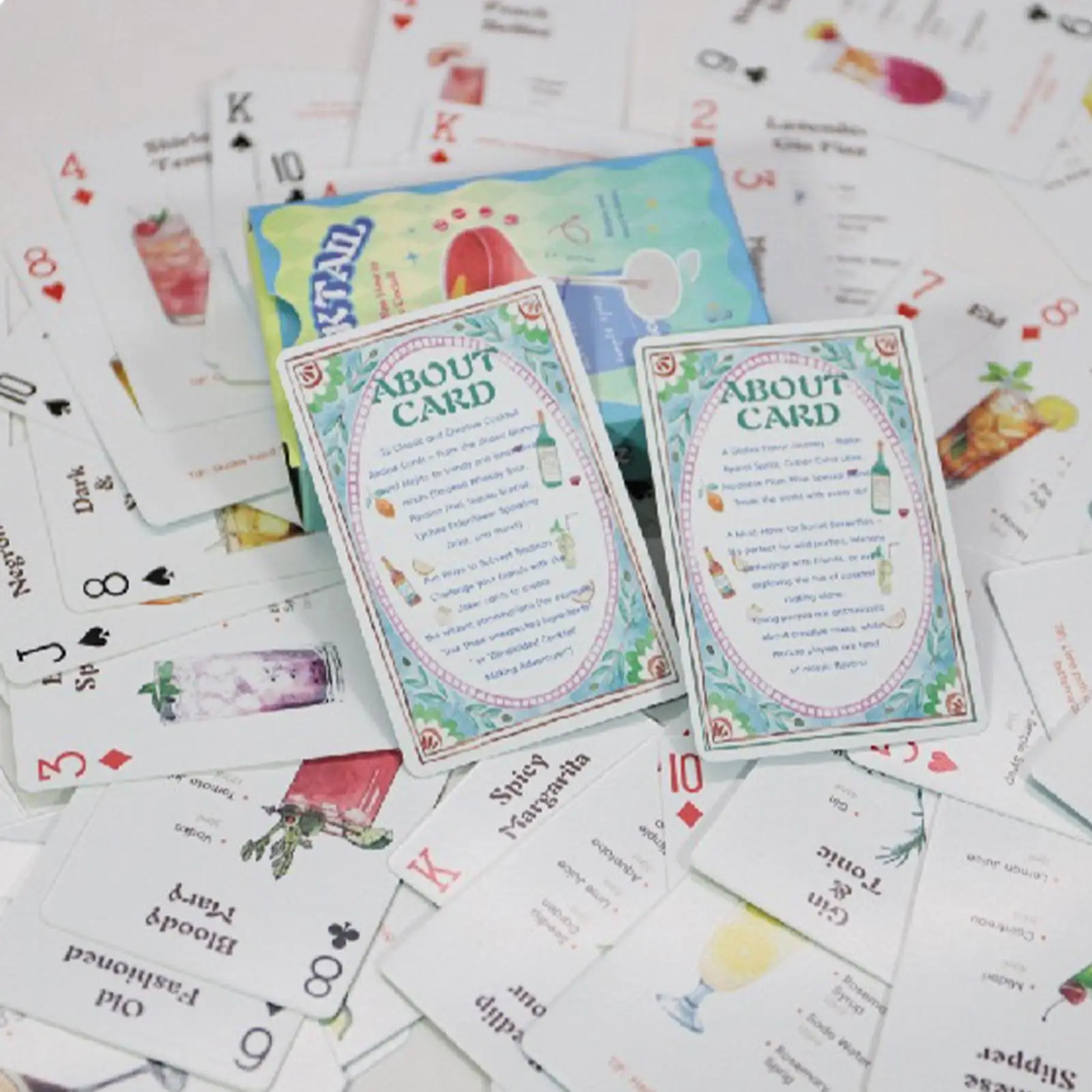 

Карточные игры на тему коктейлей, красочные забавные напитки, настольные игры, игральные карты для взрослых для праздничных фестивалей, мероприятий, ночных дней рождения