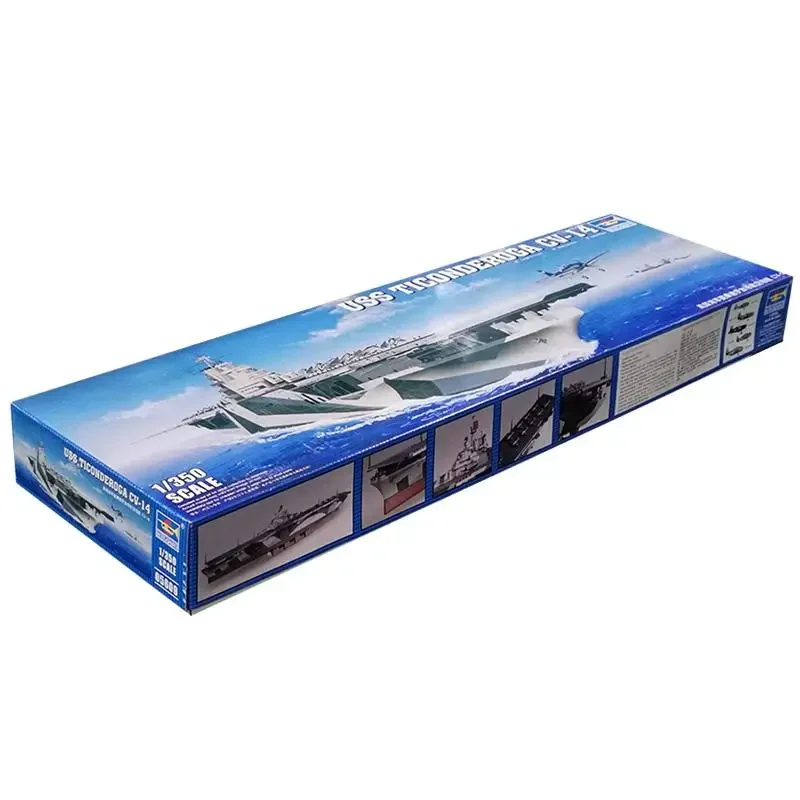 Trumpeter 05609 1/350 USS Ticonderoga CV-14 aircraft carrier Warship model