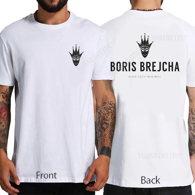 

Harajuku Classic Casual Hip-hop Boris Brejcha Dj Mask Cool Short Men Women Tee Shirt Male Summer Fashion Hipster