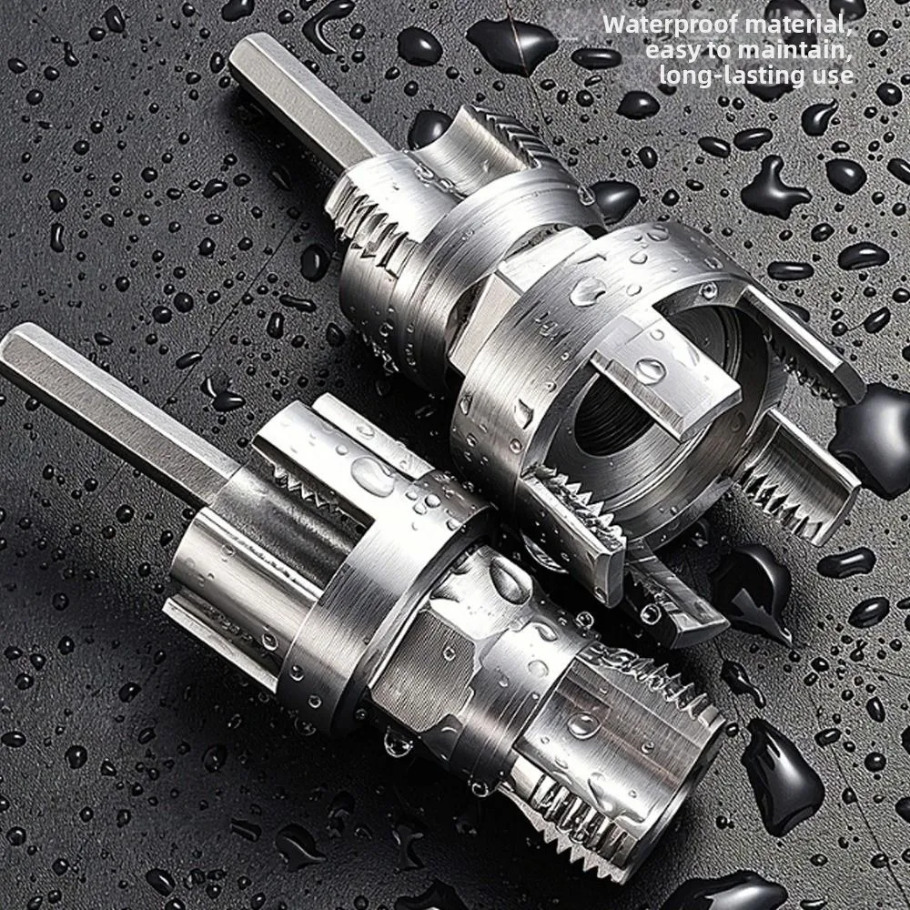 1/2 inch and 3/4 inch Pipe Threading Tool Hex Shank Quick Threading Pipe Threading Die 5 Tooth Pipe Thread Cutter