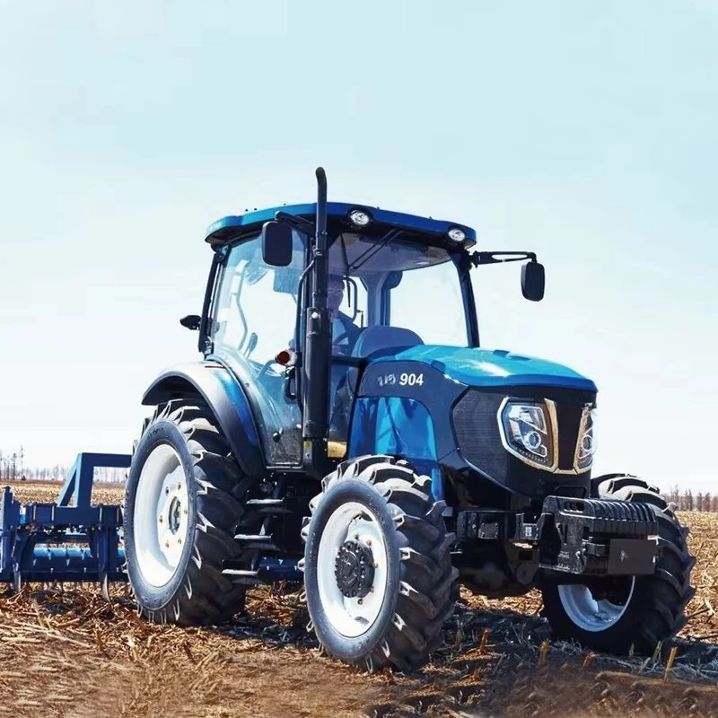 Tractores Agricolas Tractor 4x4 Maquinaria agrícola Tractor agrícola de ruedas 90 hp