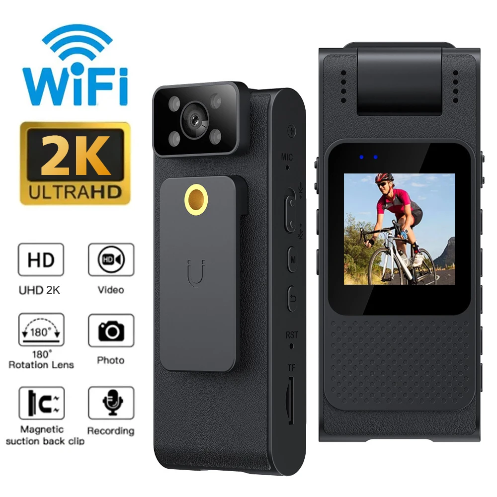 

L18 1080P HD WIFI Mini Camera Camcorder Body Mount Cam Small 180 Rotating Les motorcycle Bike Camera Sports DV Car DVR Webcam