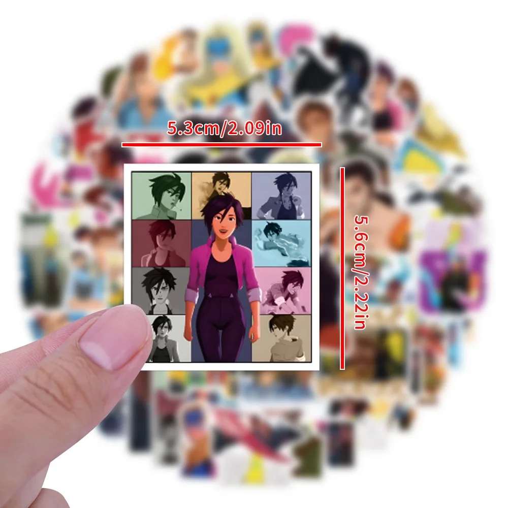 55 قطعة إرسال مكان العمل لعبة كوميديا ملصقات الكرتون الشارات البلاستيكية DIY بها بنفسك الديكور مقاوم للماء لوح التزلج الأمتعة الهاتف الثلاجة الهدايا #4