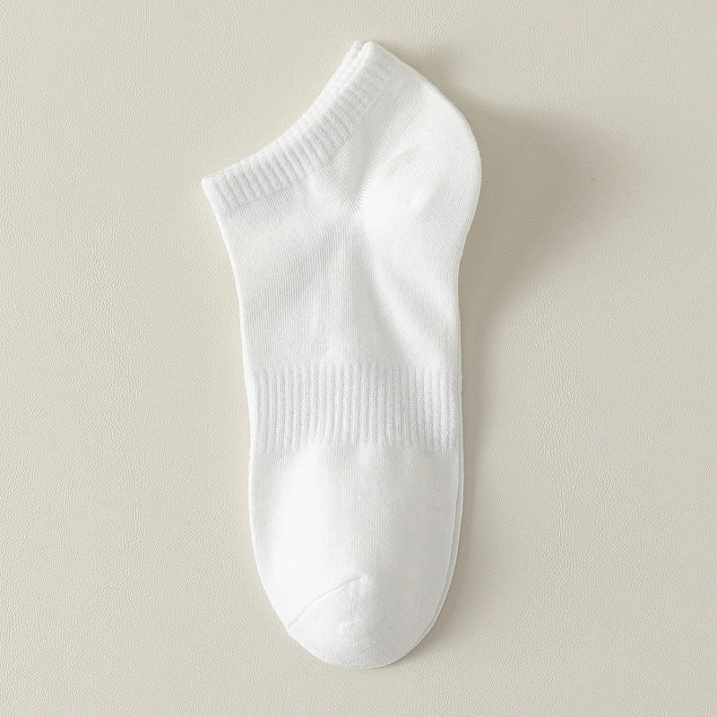 5/10 pairs White Vertical Stripes Women's Ankle Socks Breathable and Odorproof Socks Spring and Summer Women's Socks