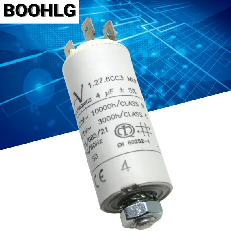 

1 шт. AV 4 мкФ 1,27,6CC3 MKP конденсатор стартера двигателя ARCOTRONICS