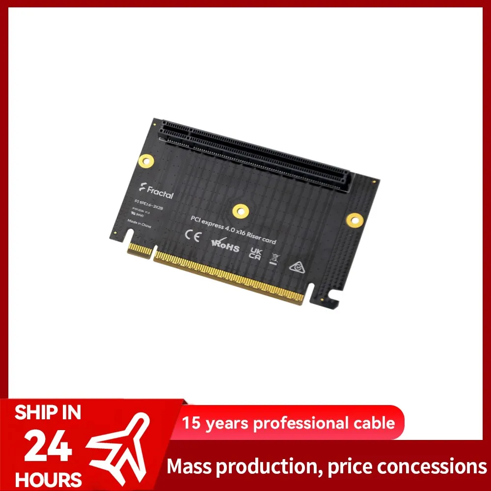 

PCIE 4.0X16 Converter Card PCB Converter Board Small Chassis Steering Card 90 Degree Clasp