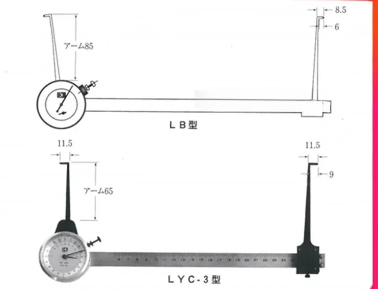 

Японский KASEDA Штангенциркуль внутреннего диаметра с нониусом LB-1 LB-2 LB-3 LB-4 LB-5