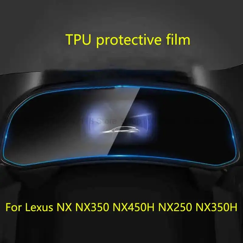 TPU Protective Film For Lexus NX NX450H NX350 NX250 NX350H 2022 car radio gps  navigation anti-scratch accessories