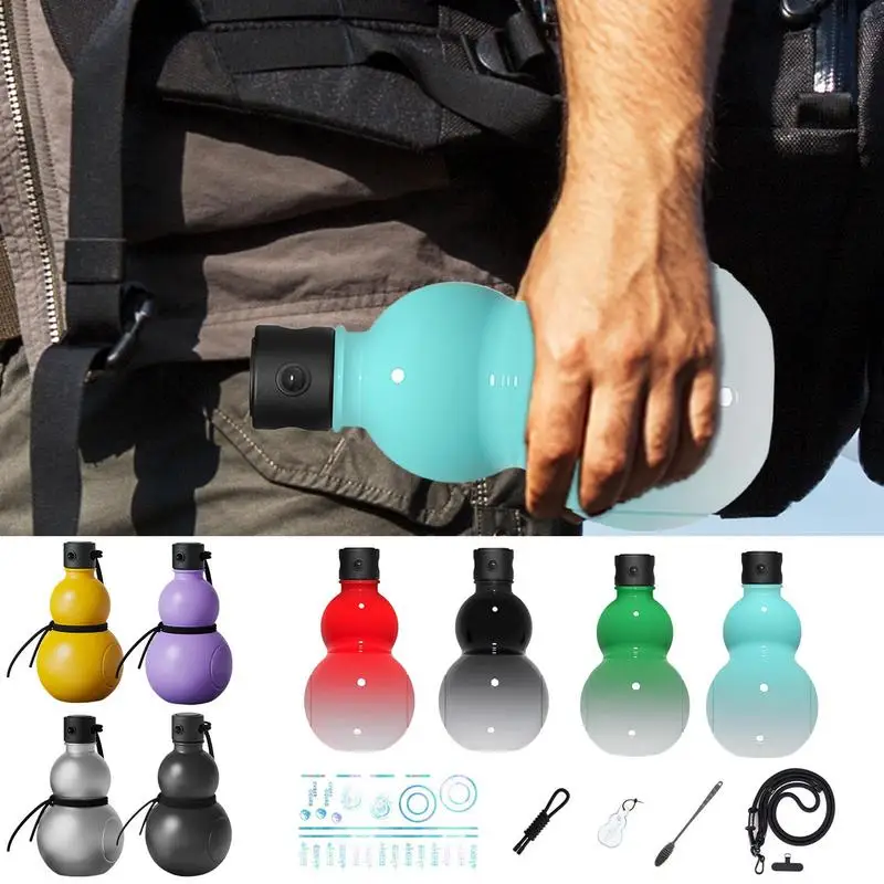 Gourd Kettle 30 Oz Sports Flask Reusable Portable Water Bottle Chinese Retro-Inspired Screw Top Leak Proof Jug For Outdoor