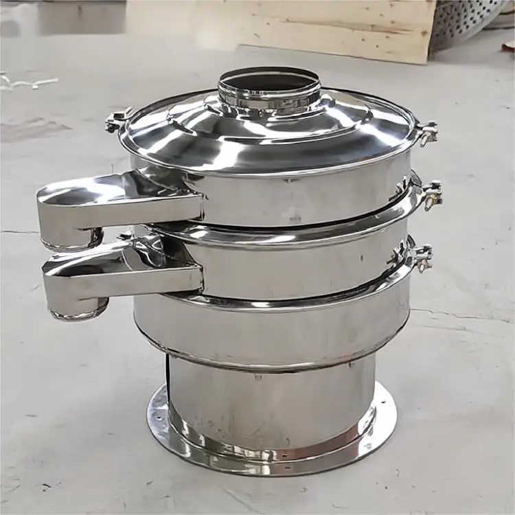 Food Grade Vibrating Screen/all Stainless Steel Vibrating Screen/food Sauce Sifter