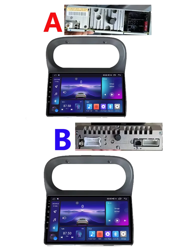 Android 16 Carplay Auto autoradio voor Renault Twingo 1 2005 - 2013 multimediaspeler autoradio Wifi BT scherm GPS navigatie - afbeelding 2