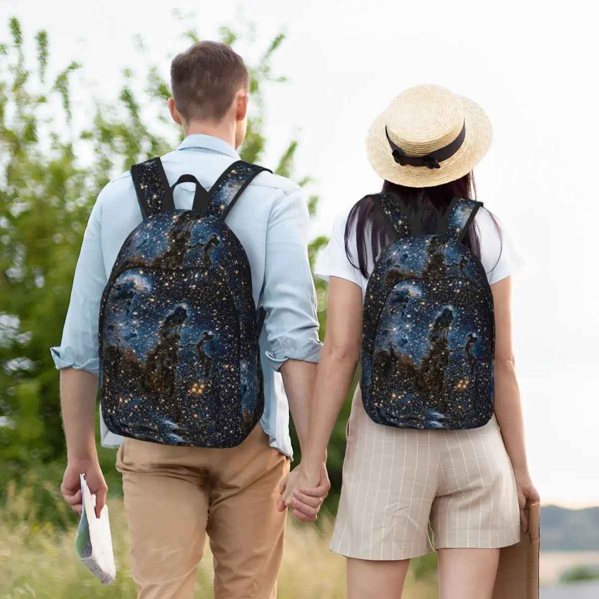 

The Pillars Of Creation - Eagle Nebula Backpack Student Boys Girls BookBag Kids School Bag Computer Shoulder Bags for Men Women