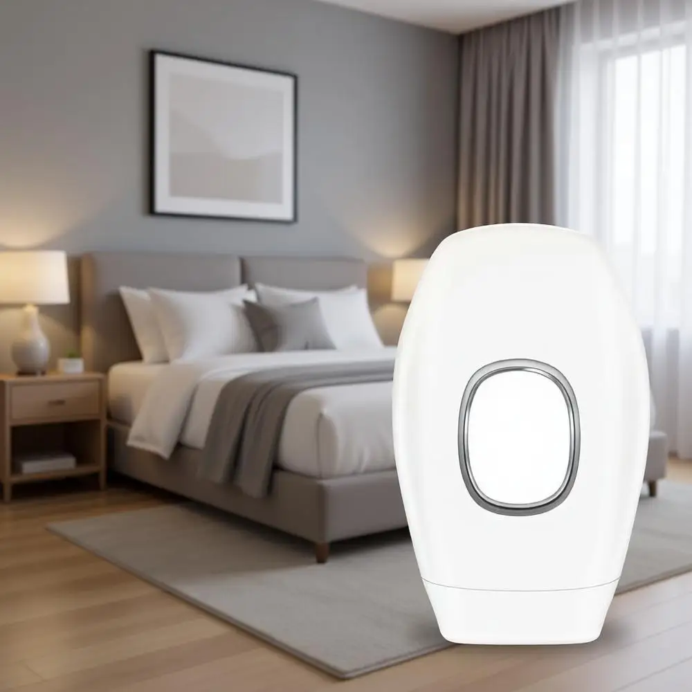 

Лазерный эпилятор для домашнего использования, перманентное удаление волос для женщин и мужчин, проводной, белый, 2 года гарантии