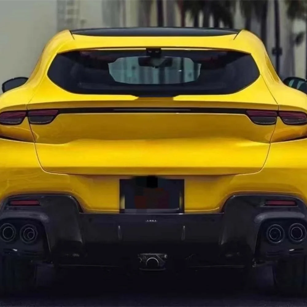 

Suitable for Ferrari Purosangue Retrofit Upgrade OEM Style Carbon Fiber Rear Lip Diffuser