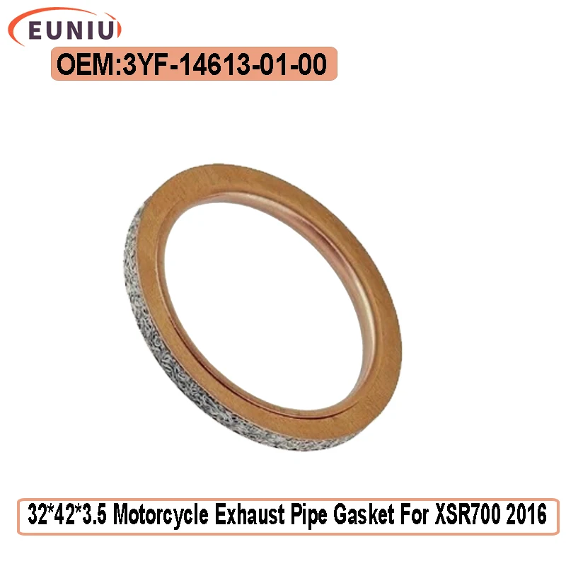 32*42*3.5 Motorcycle Exhaust Pipe Gasket For XSR700 2016 3YF-14613-01-00