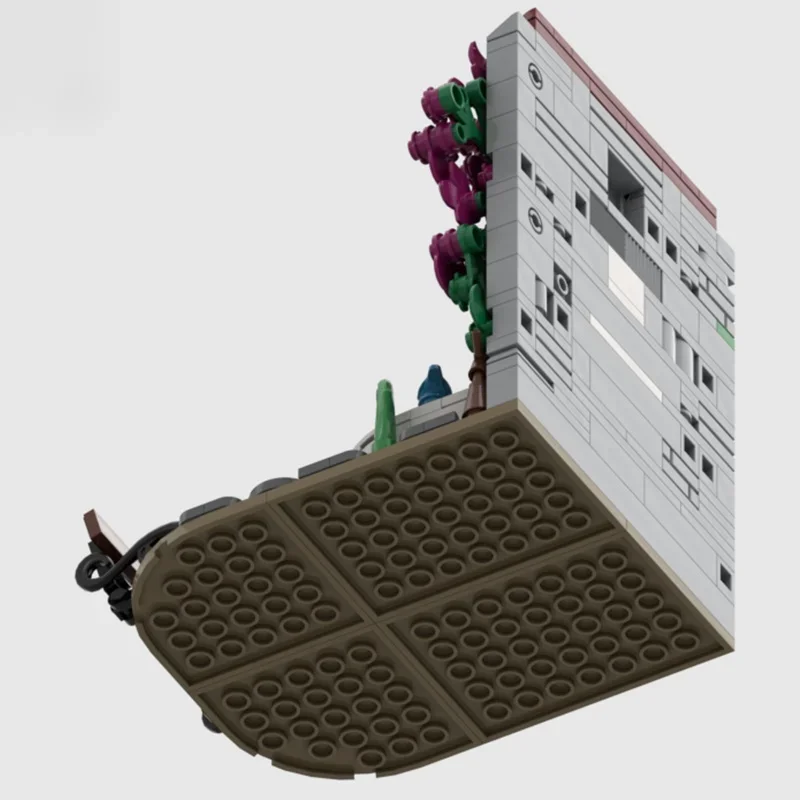 326 pièces MOC Bougainvillea fontaine modèle blocs de construction Architecture jouets assembler bricolage éducation cadeaux de noël brique enfants