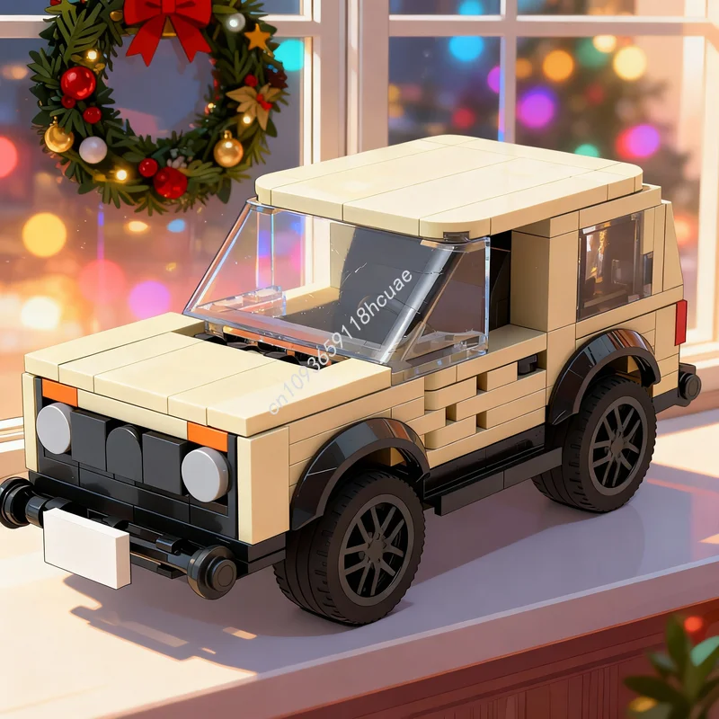 ตัวต่อ MOC City Champions Lada Niva 223 ชิ้น ของเล่นตัวต่อแบบประกอบเอง ของขวัญคริสต์มาส สร้างสรรค์ ฝึกทักษะการเรียนรู้