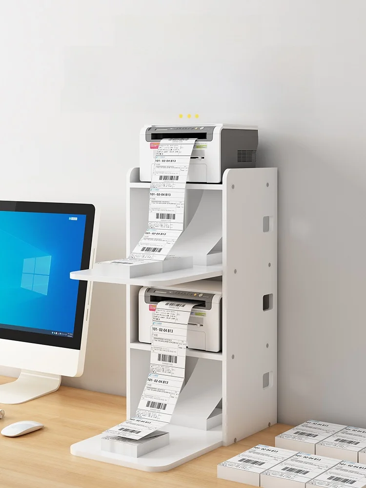 Support d'imprimante de bureau, stockage d'étiquettes thermiques Ra, imprimante de codes à barres, Bracelet, rangement unique, support organisateur elfe
