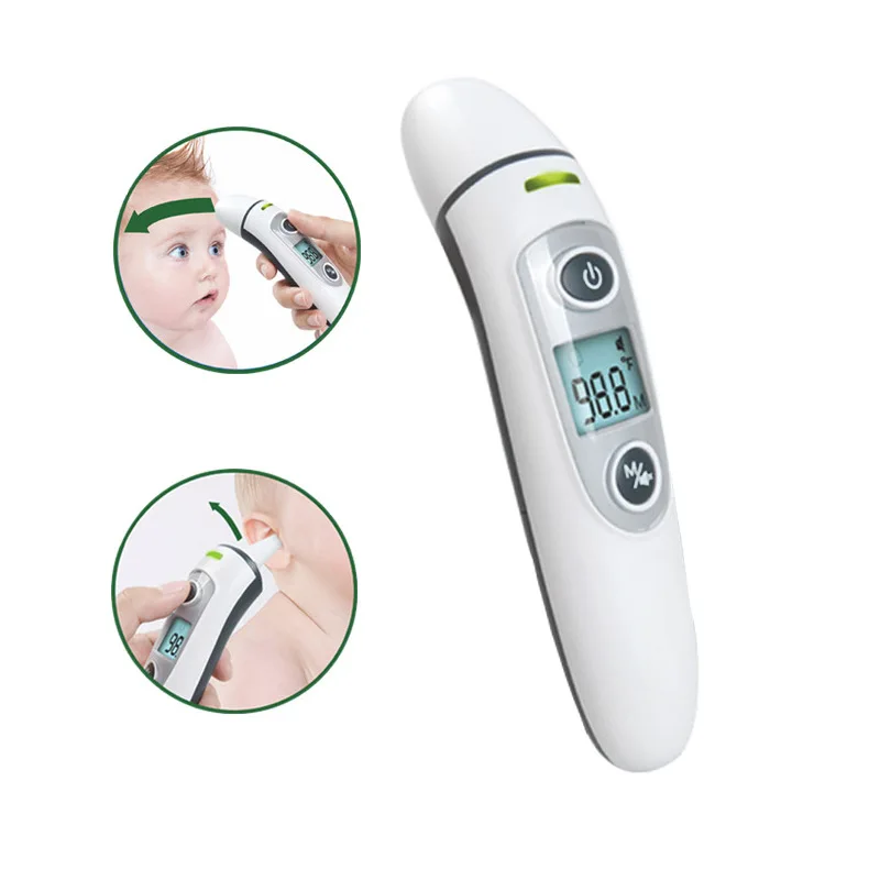 Elektronisches Infrarot-Thermometer, hochpräzises berührungsloses Thermometer mit schneller Messung, Ohrthermometer für Erwachsene und Kinder