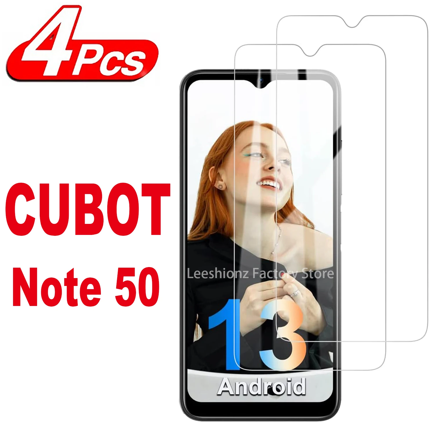 

9H Защита экрана для Cubot Note 50 2/4Pcs HD закаленное стекло