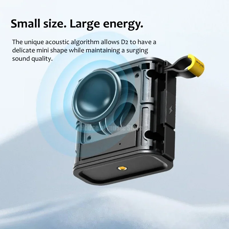 

W-king Wireless Portable Speaker Bluetooth Speaker Enhanced Bass With 6W Audio IPX7 Waterproof Ultra-long Endurance for Camping