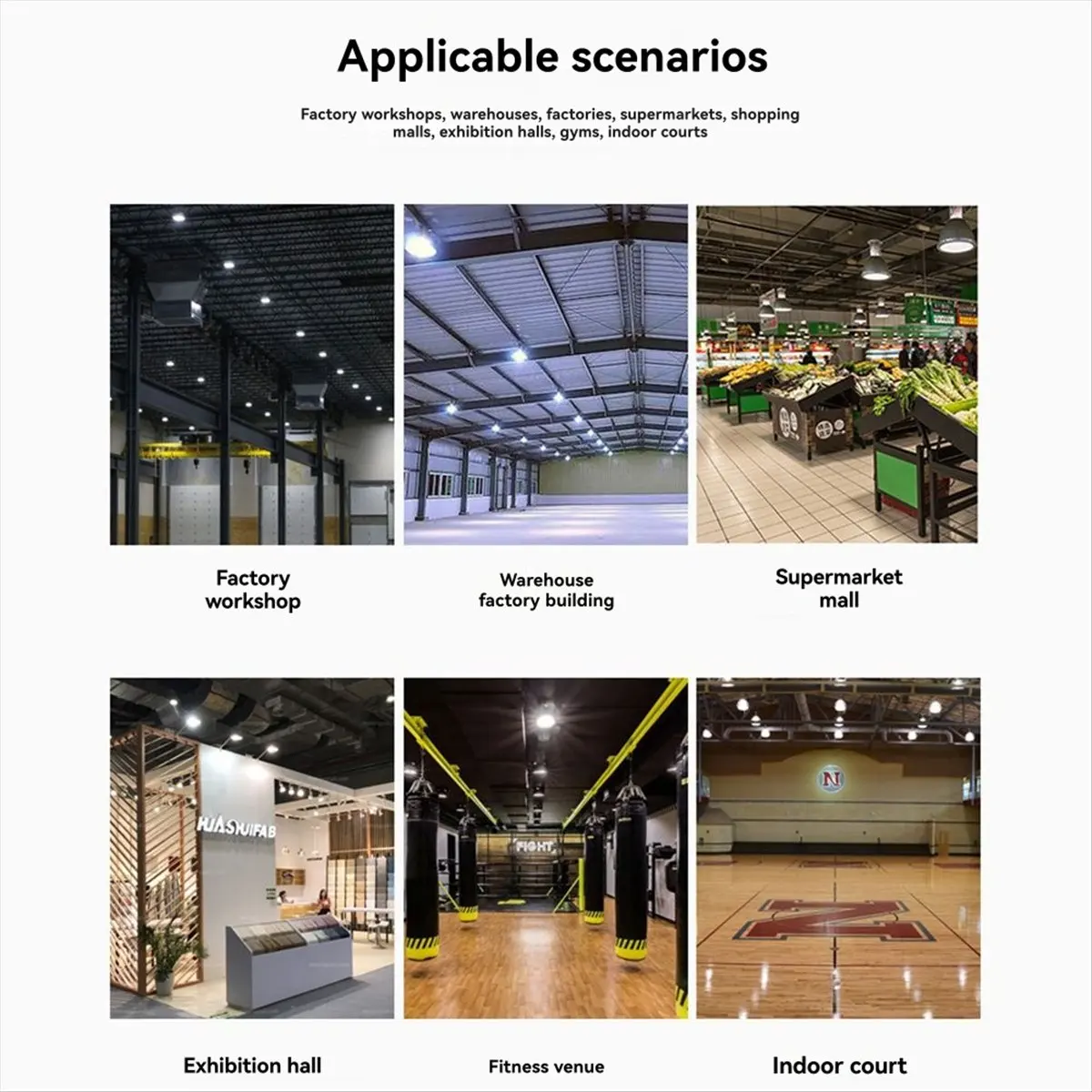 DT81 Ultra-High Brightness LED High Bay Light UFO Warehouse Garage Light IP65 Waterproof Gym AC 220V Factory Lighting 100W,A