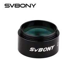 SVBONY 1.25in 0.5× Telescope Focus Reducer Coated Optical Lens, Standard M28.5x0.6 Thread Fully Metal Structure for CCD Imaging