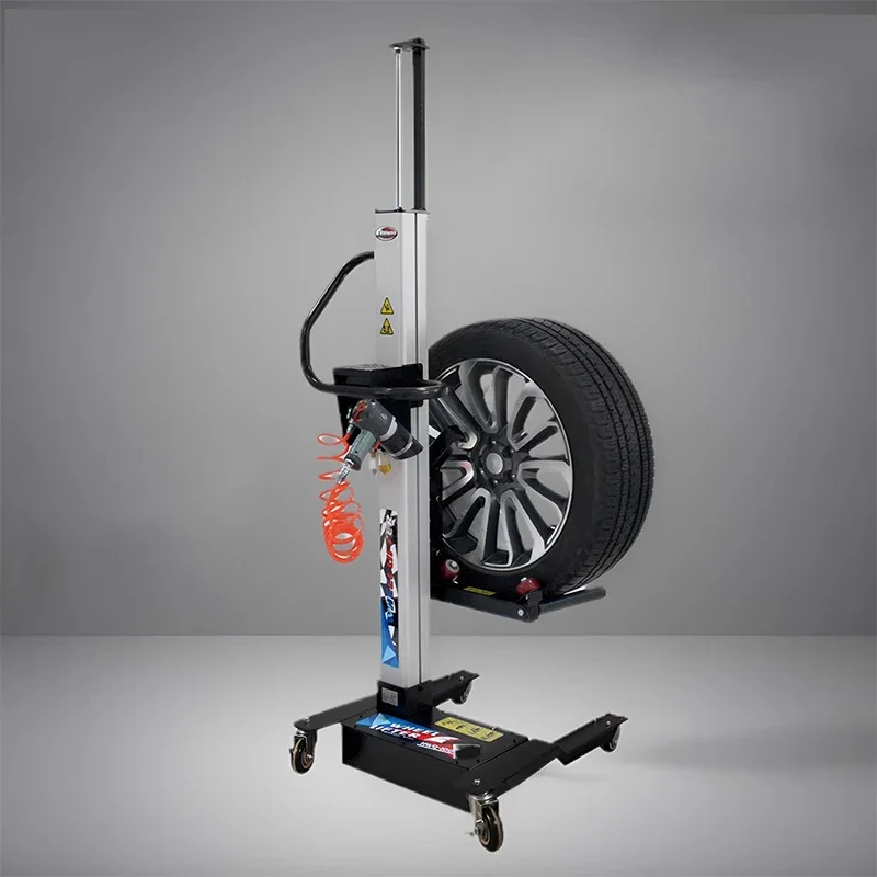 

Pneumatic Mobile Wheel Lifter Air Tire Lifting Cart for Tire Storage Tire Installation or Wheel Balancer