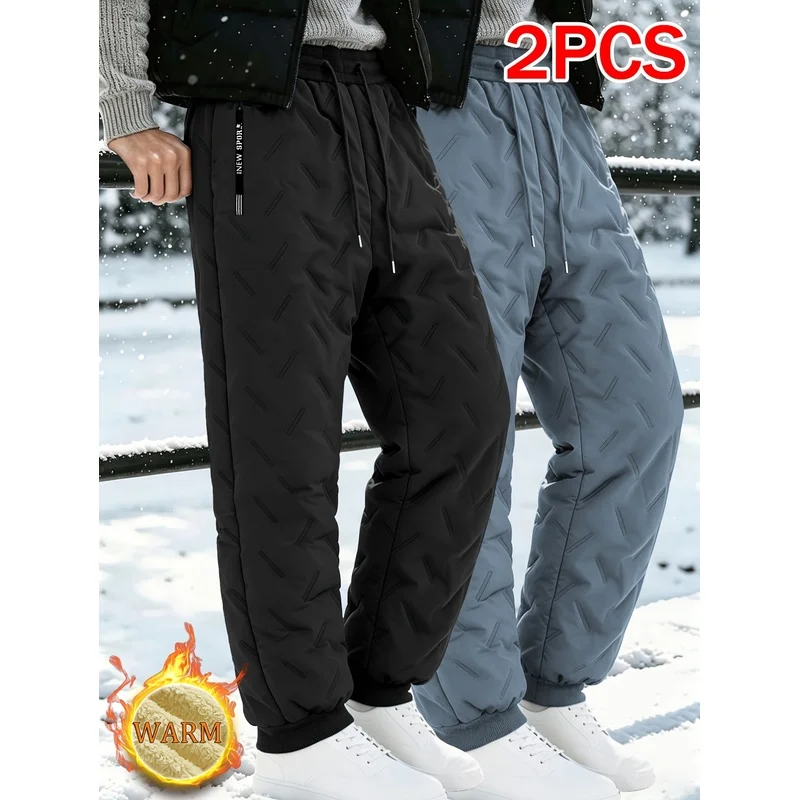 New New Wool Warm Winter Men's Pants Casual Thick Jogging Pants Men's Warm Fitness Pants Black Sports Pants Unisex Couple's Outfit - Aliexpress Deal