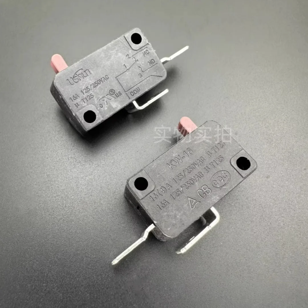 

Ushun high-quality KW-16 large microswitch 16A 250VAC travel limit detection reset 2-pin normally open