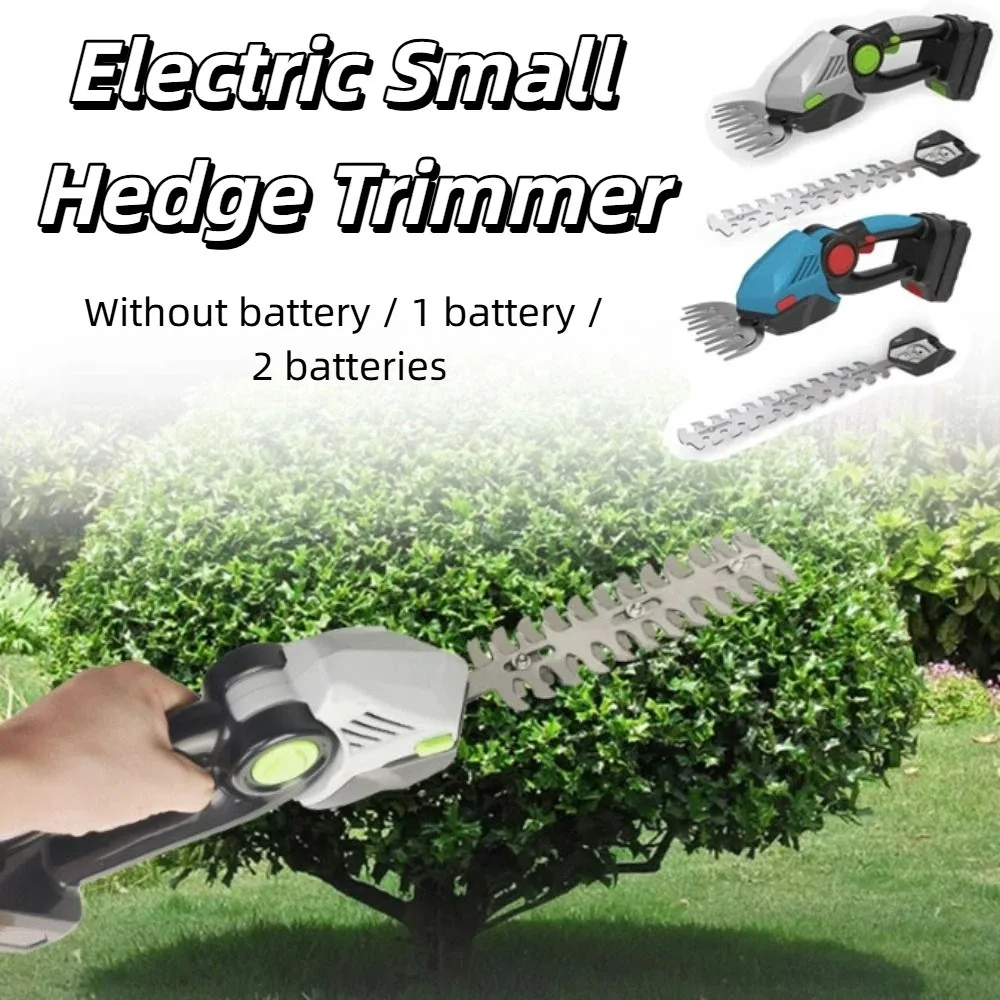 Rechargeable Tool Cordless Electric Hedge Trimmer Rechargeable Battery Handheld Wireless Lawn Mower Garden Tool Weeding Pruning
