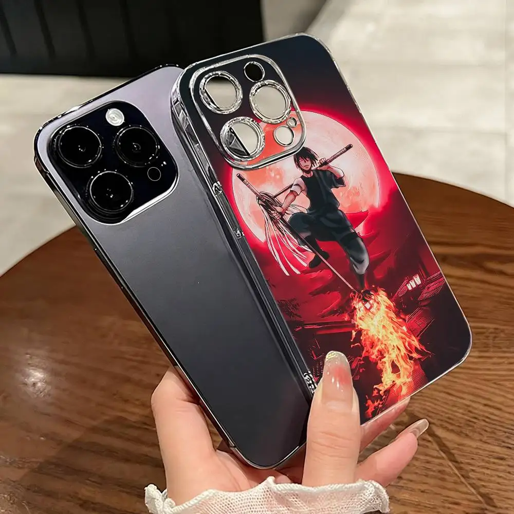 

B-Benimaru S-Shinmon F-Fire F-Force Phone Case Transparent Silicone Soft For iPhone 17 16 15 14 13 12 11 Mini Pro Max Plus