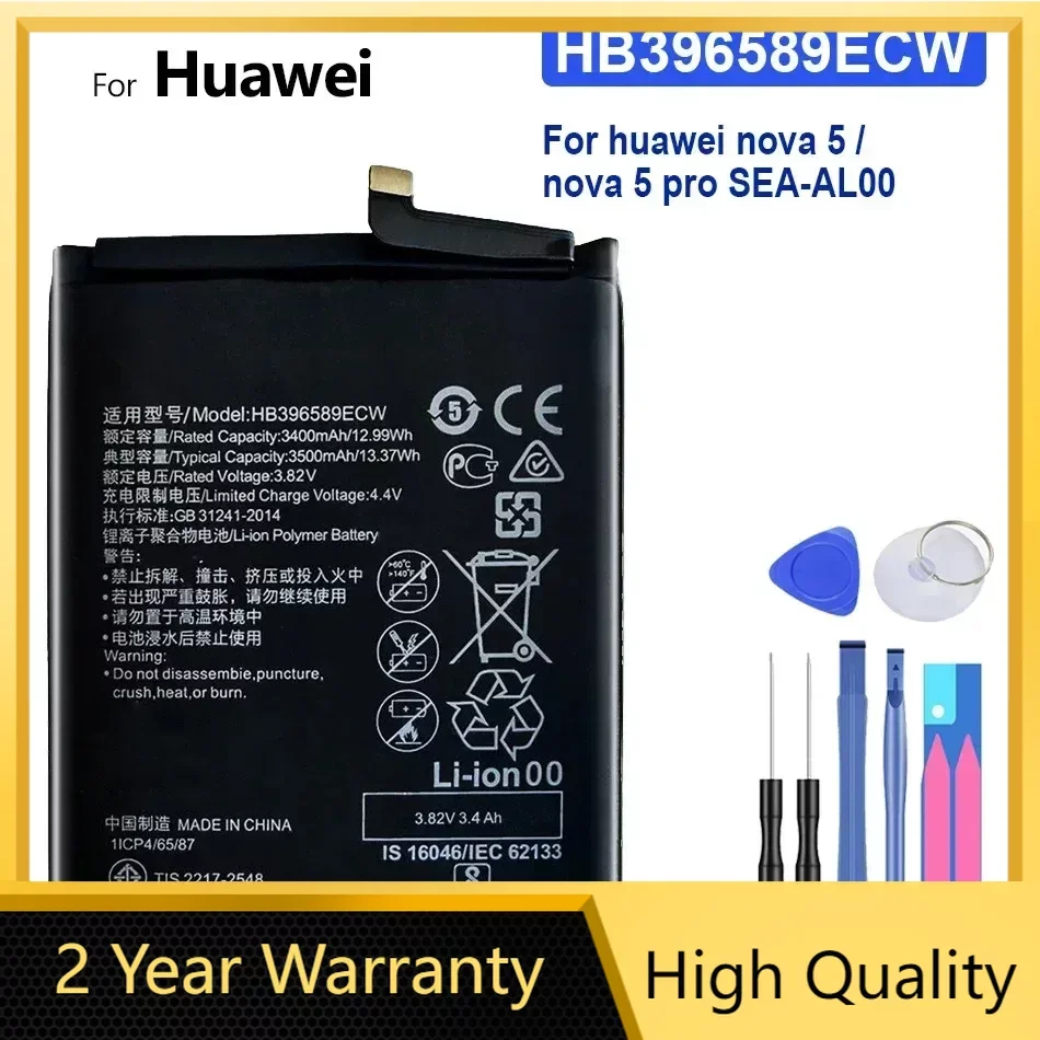 HB396589ECW 3500mAh аккумулятор для Huawei Nova 5 Pro 5 Pro SEA-AL00, сменные батареи