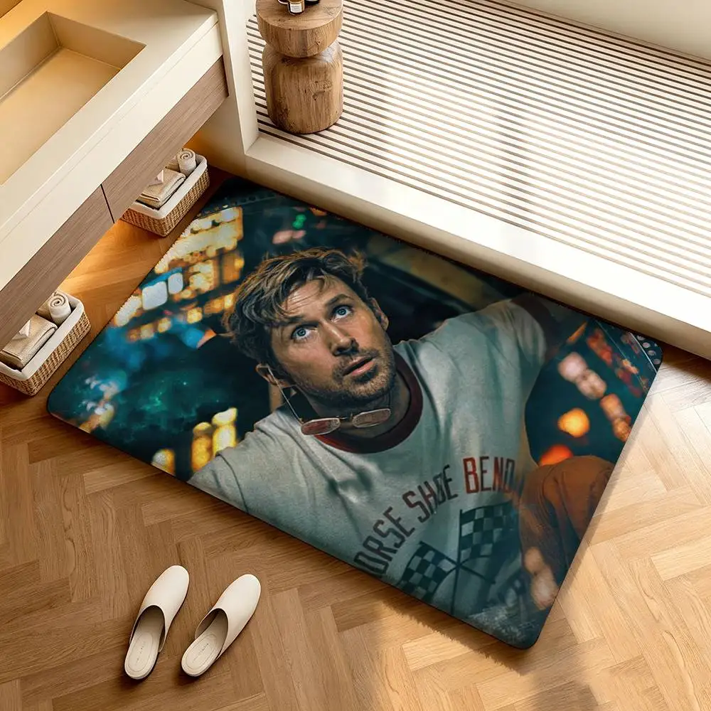 R-Ryland G-grace  Shower Room Small Carpet Floor Mat  Absorbent Foot Mat Decorative Mat Soft and Comfortable