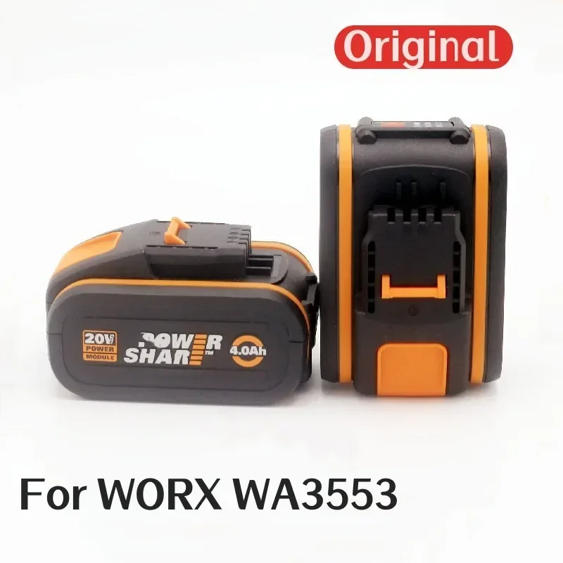 100% оригинал 4000 для WORX 20V WA3553 WG630 WG629 WX372 WX390 WX394 WX550 WX523 WX802 WX858 WX900 аккумулятор для электроинструмента