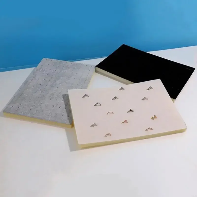 Rings for Jewelry Display and Cases Retail Travel 100 Slot Foam Insert Earring Holder for Drawers Inserts