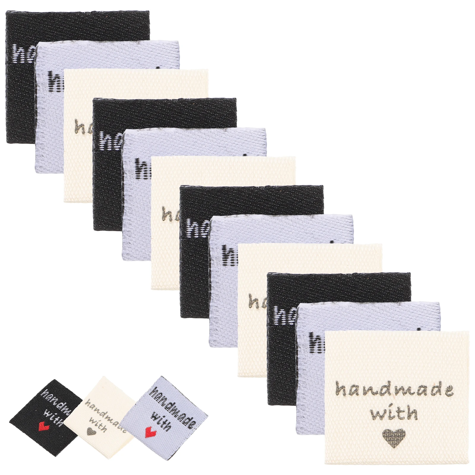 

150pcs Cloth Foldable Clothing Labels Diy Sewing For Jeans Coats Bags Hats Apparel Collar Label Gift Custom Name Tags Sewing