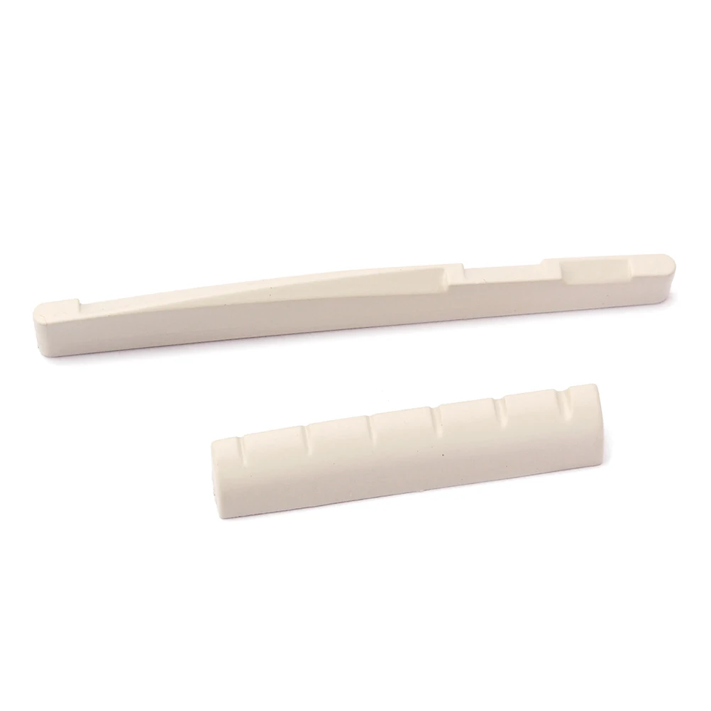 

Plastic Saddle Kit Easy Cut Replacement Guitar Saddle And Nut Parts Classical Guitar Accessories Better Sound Components