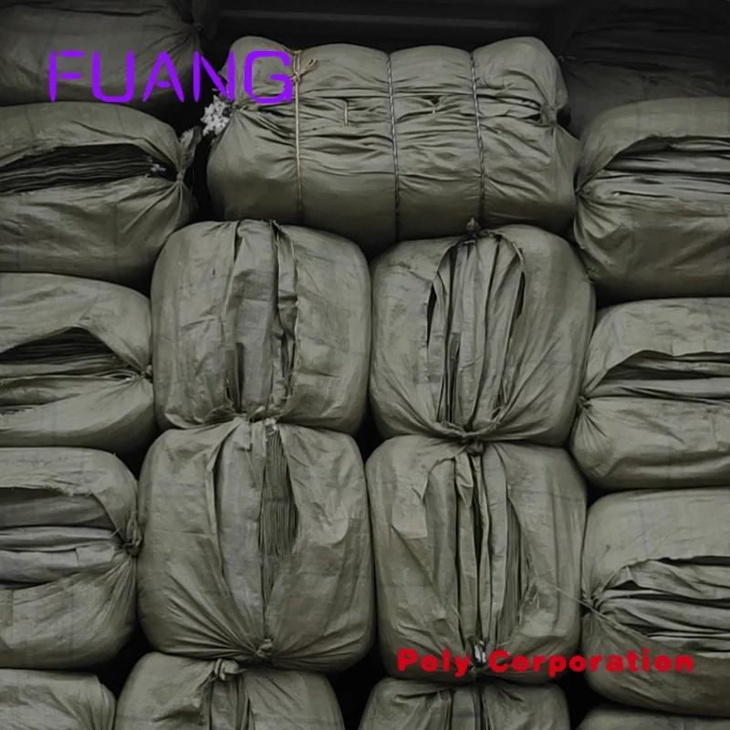 Custom  Cheaper recycle pp woven sand sack green garbage pp woven bag for packing Rice husk